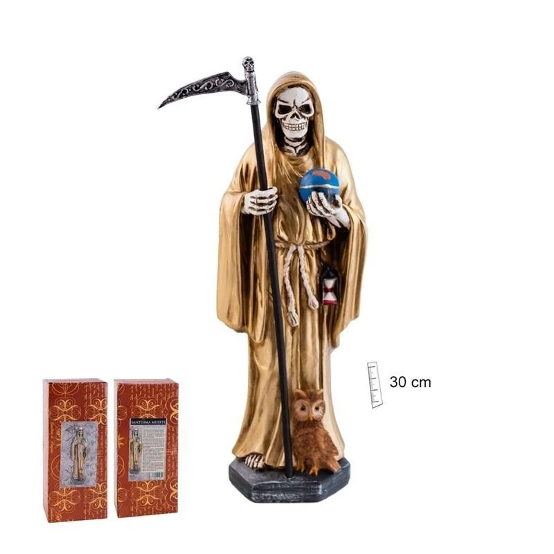 Santa Muerte Dorada Cm Tienda Esot Rica Chang