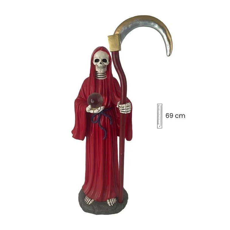 Santa Muerte Roja 69 cm Tienda Esotérica Changó