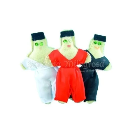 Muñeco Vudu Vestido Hombre Blanco 14 cm aprox. (Fetiche con Expl.) | Tienda Esotérica Changó