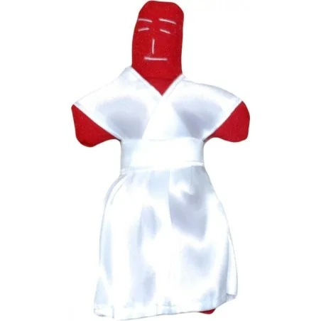 Muñeco Vudu Vestido Mujer Rojo 16 a 20 cm aprox. (Tela)