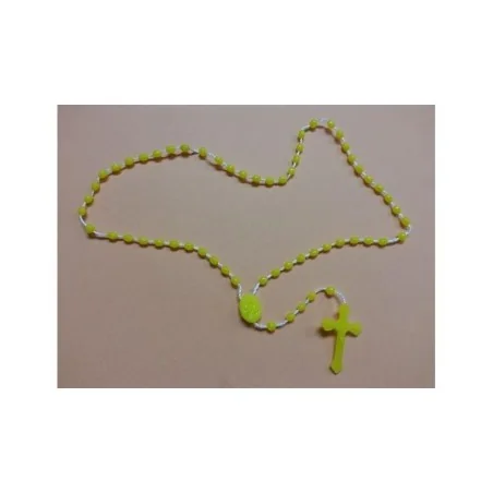 Rosario Cuerda Ovalado Amarillo 5 mm | Tienda Esotérica Changó