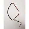 Rosario Collar Plastico San Benito Marron y Negro | Tienda Esotérica Changó