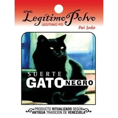 Polvo Gato Negro (Suerte) | Tienda Esotérica Changó