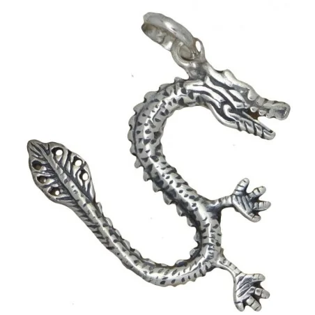 Amuleto Plata Dragon 2.7 x 3.3 cm