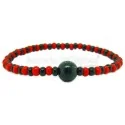 Pulsera Ilde Eleggua 1 x 1 (Rjo-Ne) (1 V) Premium | Tienda Esotérica Changó