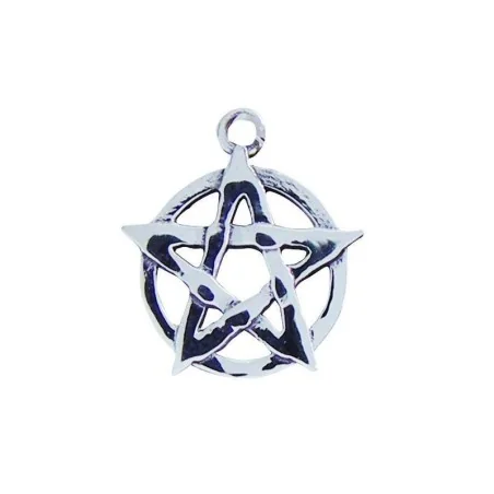 Amuleto Plata Pentagrama 2.5 x 2.5 cm