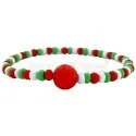 Pulsera Ilde Jorge 1 x 1 (Roja-Bco-Verde) (1 V) Premium | Tienda Esotérica Changó