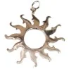 Amuleto Plata Sol 4.5 x 4 cm