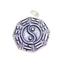 Amuleto Plata Ying - Yang 3.5 x 2.8 cm