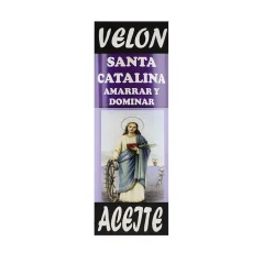 Velón Petición Santa Catalina (Amarrar y Dominar) | Tienda Esotérica Changó