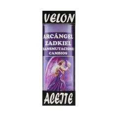 Velón Petición Arcángel Zadkiel (Transmutaciones o Cambios) | Tienda Esotérica Changó