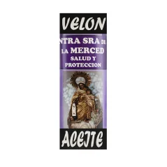 Velón Petición Nsta Sra. de la Merced (Salud y Proteccion) | Tienda Esotérica Changó