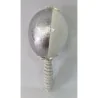 Maraca Obatala Pintada y Forrada 21 cm (Unidad) | Tienda Esotérica Changó