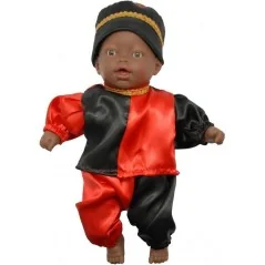 Muñeca Eleggua 30 cm Bebe de color Gorro Negro | Tienda Esotérica Changó