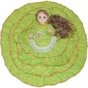 Muñeca Gitana en Verde 35 cm. c/baraja (Rubia clara) | Tienda Esotérica Changó