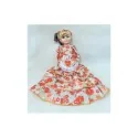 Muñeca Gitana en Rojas 35 cm. c/baraja | Tienda Esotérica Changó