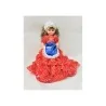 Muñeca Gitana en Rojo Blanco 35 cm. c/baraja Lunares | Tienda Esotérica Changó