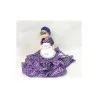 Muñeca Gitana en Morado 35 cm. c/baraja Lunares | Tienda Esotérica Changó