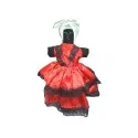 Muñeca Tela Eleggua con Vestido 55 x 18 cm (Origen Cuba) | Tienda Esotérica Changó