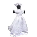 Muñeca Tela Obatala con Vestido 55 x 18 cm (Origen Cuba) | Tienda Esotérica Changó