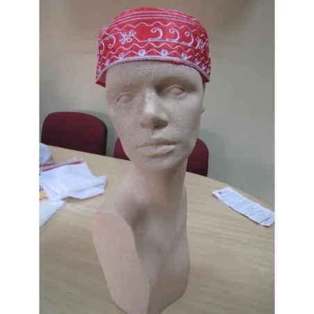 Gorro Bordado Rojo 58 cm. (Chango) | Tienda Esotérica Changó