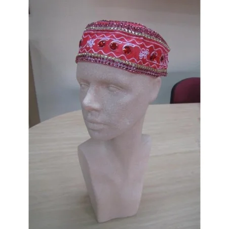 Gorro Decorado Rojo 58 cm. (Chango) | Tienda Esotérica Changó