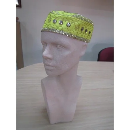 Gorro Decorado Amarillo 58 cm. (Ochun) | Tienda Esotérica Changó