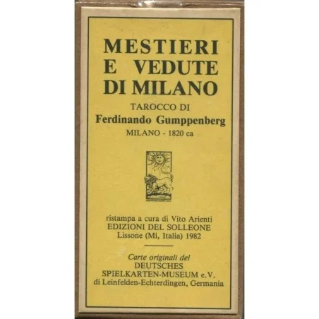 Tarot Mestieri e Vedute di Milano - Ferdinando Gumppenberg (IT) (Edicion Numerada 1000) (Solleone) 1117 | Tienda Esotérica Changó