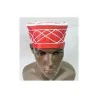 Gorro Gala Chango 54 cm Elastico (Rojo Blanco) | Tienda Esotérica Changó