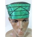 Gorro Gala Oggun 54 cm Elastico (Verde Negro) | Tienda Esotérica Changó