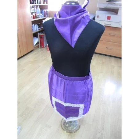 Delantal Morado (Lazaro) (Set + Pañuelo) | Tienda Esotérica Changó