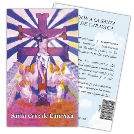 Estampa Cruz de Caravaca 7 x 11 cm | Tienda Esotérica Changó