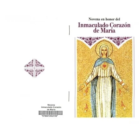 Novena Inmaculado Corazon de Maria (Portada a Color) | Tienda Esotérica Changó