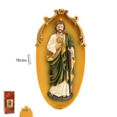 Placa Colgar San Judas Tadeo 19 cm