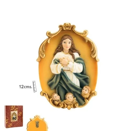 Placa Colgar Virgen Inmaculada 12 cm