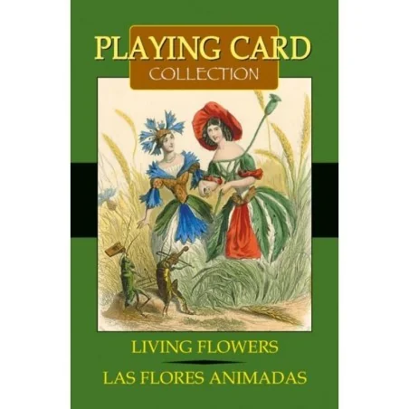 Cartas Flores Animadas (54 Cartas Juego - Playing Card) (Lo Scarabeo) | Tienda Esotérica Changó