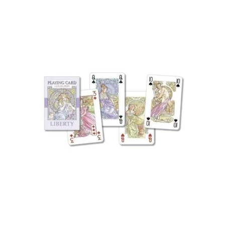 Cartas Libertad Art Noveau (54 Cartas Juego - Playing Card) (Lo Scarabeo) | Tienda Esotérica Changó
