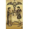 Tarot Gold and Black - Dos de Copas