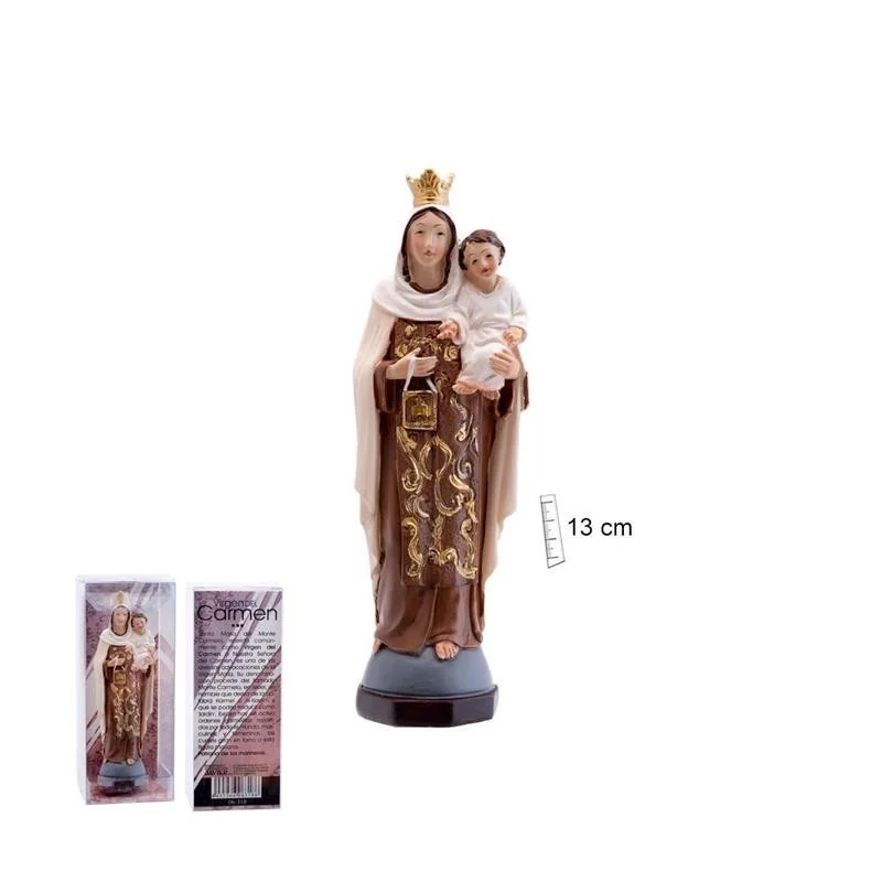 Virgen del Carmen 13 cm