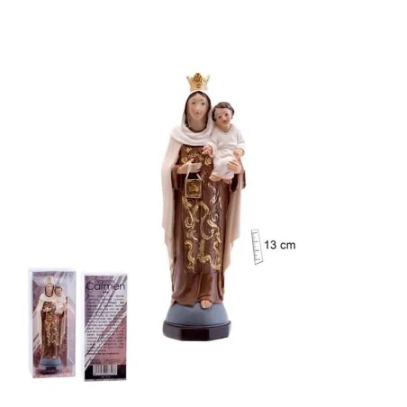 Virgen del Carmen 13 cm