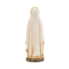 Virgen de Lourdes Base Marron 8 cm | Tienda Esotérica Changó