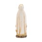 Virgen de Lourdes Base Marron 8 cm