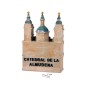 Virgen Almudena con Catedral 10 cm