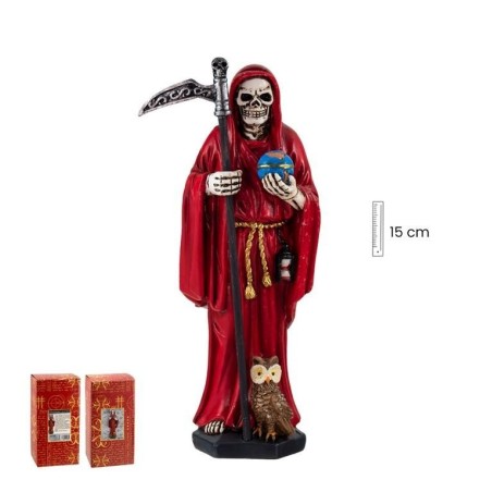 Imagen Santa Muerte Roja 15 cm