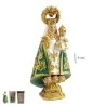 Imagen Virgen Covadonga Verde 9 cm