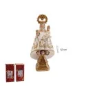 Imagen Virgen Covadonga Crema 12 cm