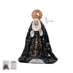 Imagen Virgen de la Esperanza Negra 11 cm