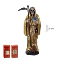 Imagen Santa Muerte Dorada 20 cm