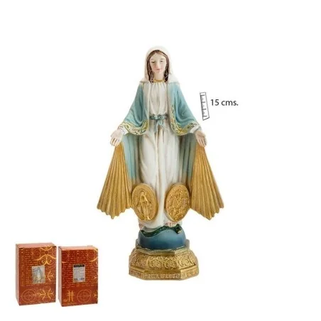 Imagen Virgen de la Milagrosa Rayos 15 cm