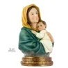 Busto Virgen con Niño Crema 21 cm | Tienda Esotérica Changó